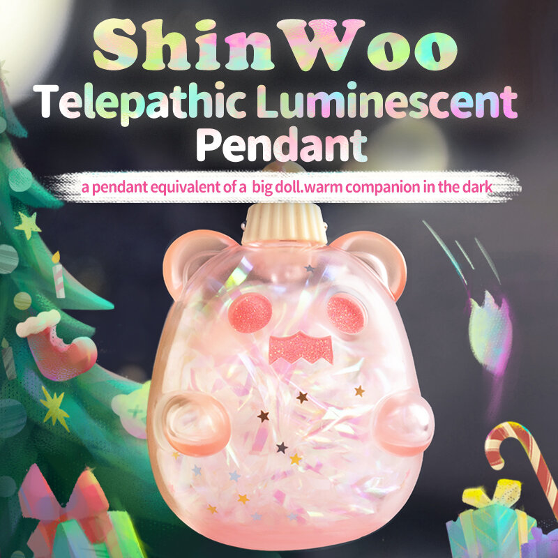 Znalezienie jednorożca ShinWoo telepatyczny świecący wisiorek piękny prezent urodzinowy prezent na Halloween