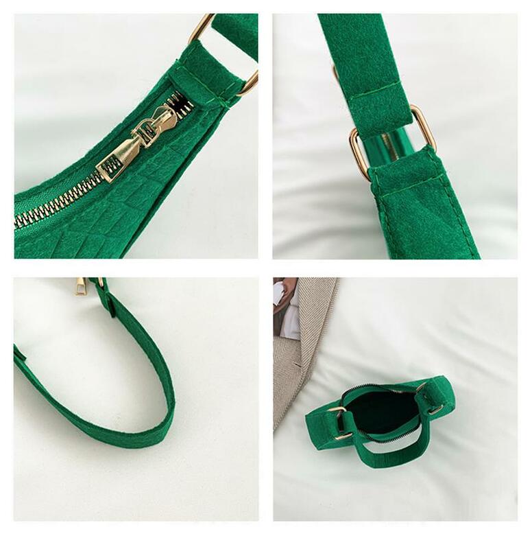 Imitazione alligatore modello borsa ascellare donna piccola maniglia borsa moda pochette borsa a tracolla borsa femminile di lusso leggero nuovo
