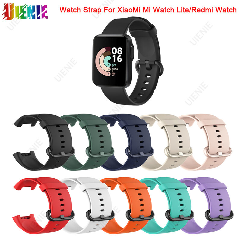 Bracelet de rechange en Silicone pour montre connectée Xiaomi Mi Watch Lite/Redmi, accessoires de Sport