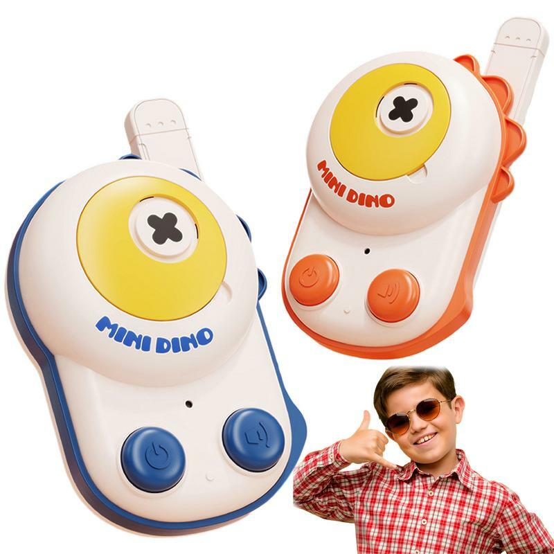 Walkie-talkie zabawka dla dzieci przenośna wielofunkcyjna dwukierunkowa zabawka z radiem 2-częściowa urocza walkie-talkie dla dzieci