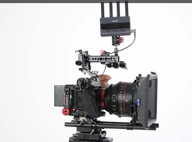 Sdi hdmi drahtloses Video übertragungs system 0,06 s accselon cineview quad innovativ für nahtloses Filmemachen 150m
