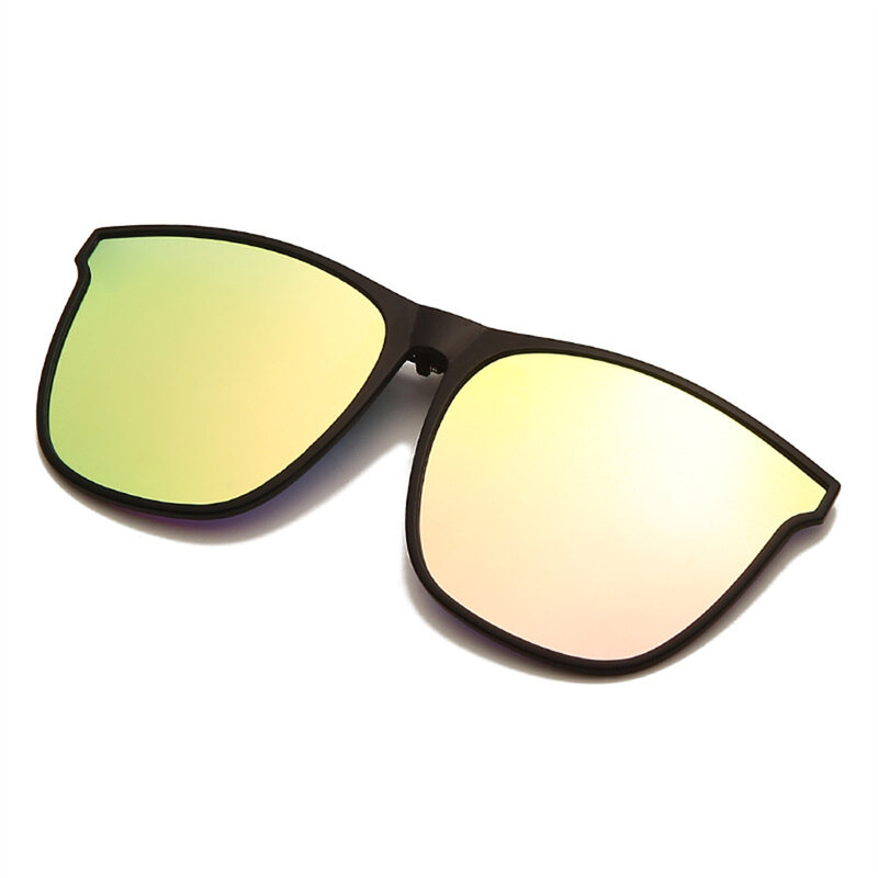 Солнцезащитные очки с клипсой для мужчин и женщин, поляризационные, меняющие цвет, фотохромные, винтажные, для вождения ночью
