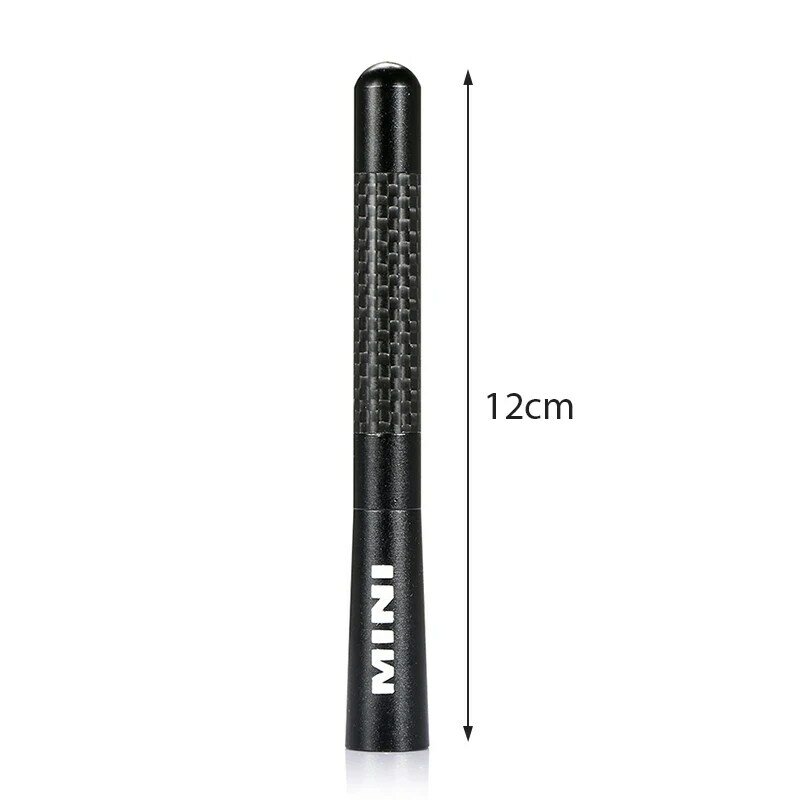 For Mini Car Roof Antenna Universal Decoration Carbon Fiber Aerial R55 R56 R60 R50 R53 F55 F56 F60 Styling Accessories