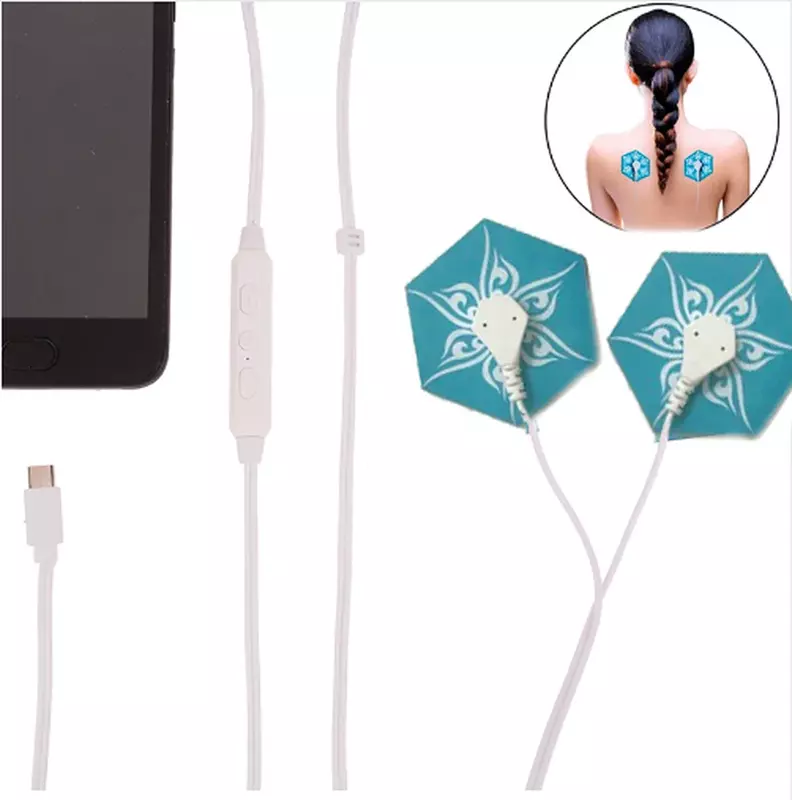 Mini Portable Massager Muscle Stimulator Body Relax Phone Connection Therapy Massage Pulse Tens Acupuncture Relaxation