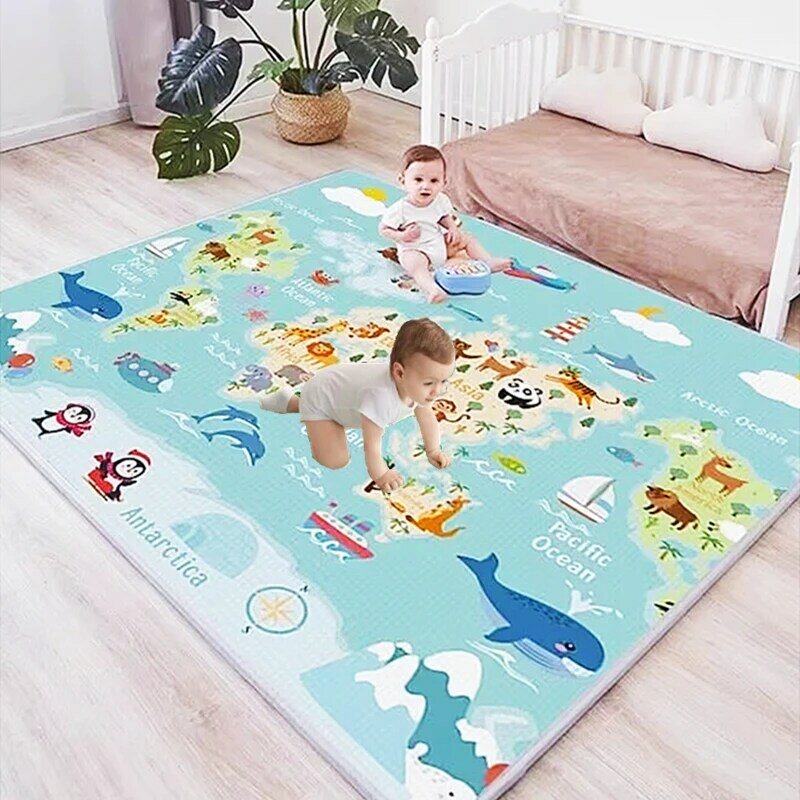 2024 New Baby Play Mat Puzzle Children's Mats Thicken Tapete Infantil Baby Room Crawling Pad Folding Mat Carpet Birthday Present