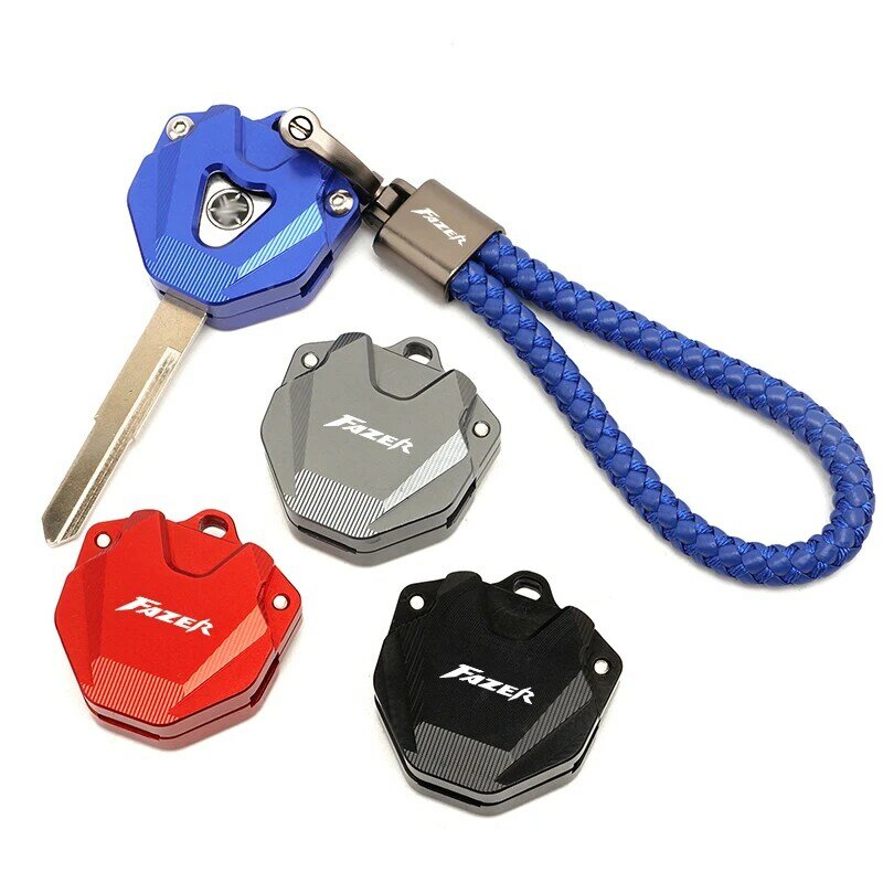 Fazer Motorcycle  Keychain Keyring For YAMAHA FAZER FZ1 FZ6 FZ8 FZ 1 6 8 FAZER125 250 Key Cover Case Shell Protector With Logo