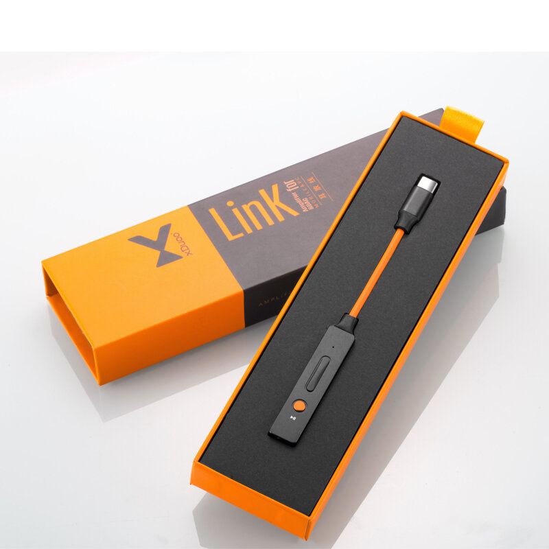 LINK-DSD256 Amplificador de Auscultadores DAC Portátil Digital, Tipo-C Celular, Cabo de Decodificação USB, Suporte Amp, 32Bit, 384kHz, Novo Link