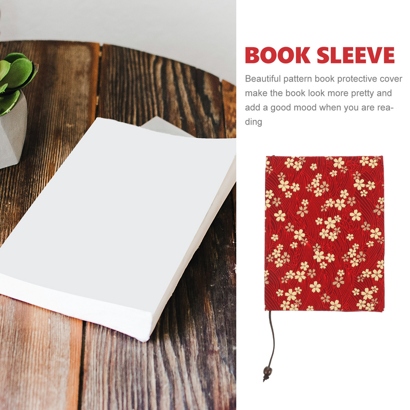 Couverture de livre réglable faite à la main pour A5, tissu grillé, protecteur de manchon de livre décoratif, décor de manuel de compte, cadeaux