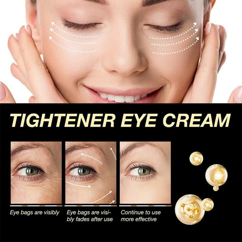 Crème anti-âge pour les yeux, essence pour rester en place, produit de soin de la peau, antidéformable, anti-âge, congélation, raffermissement de l'âge, 20g, Q8H3