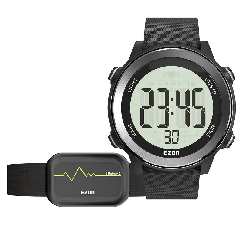Heart Rate Monitor Men Sports Polar Watches Waterproof Digital Wireless Running Cycling Chest Strap Men Women Sports Watch
