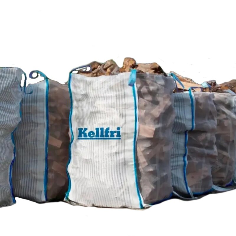Malha PP FIBC saco enorme, Poly Bulk Big Bag, sacos de madeira para venda, produto personalizado, venda quente, 1 Ton