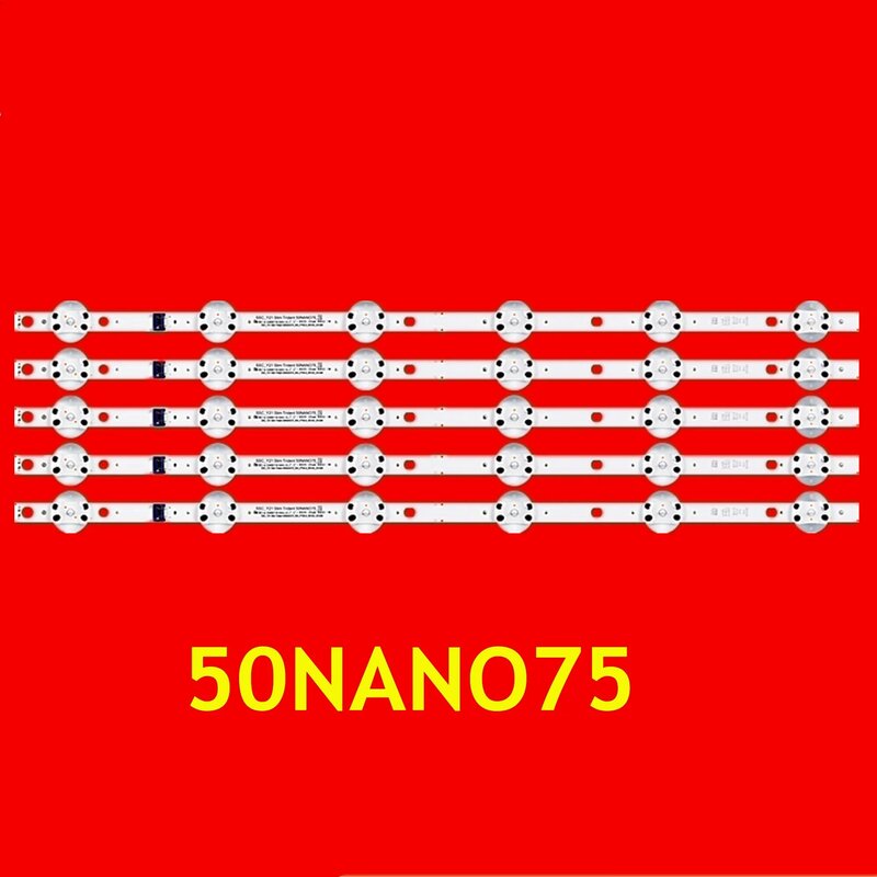 Tira LED para 50NANO75UPA, NC500TQG -VXKP1, EAV65010101, EAV65019701, Y21 SLook, TRIDEN 50NANO75 _ S