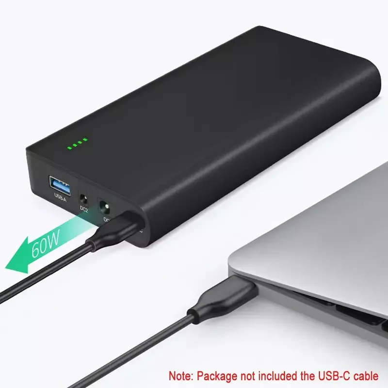 NB7102 DC USB-C 3.7V 17500mAh 64.75Wh 18650 Li Ion Rechargeable Battery TalentCell Lithium Ion Battery Pack