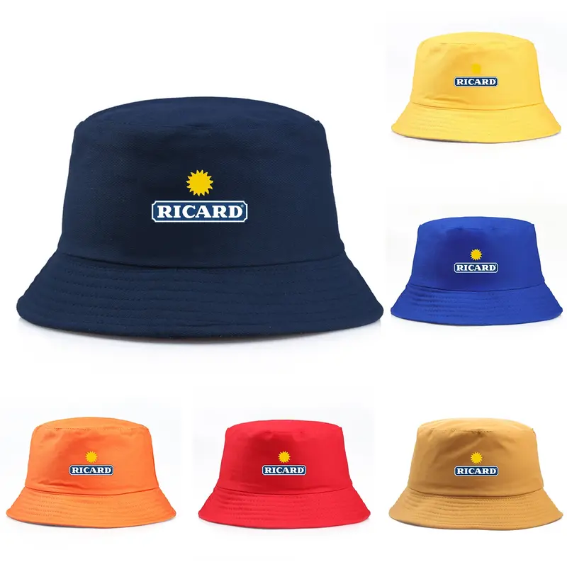 Fashion Cap RICARD Bob Bucket Sun Summer Hats for Women Men Designer Fisherman Caps Bonnet Chapeau Panama Hat