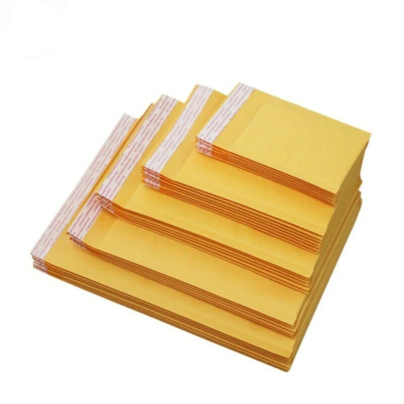 30 Buah/Lot Kerajinan Kertas Gelembung Amplop Tas Spesifikasi Yang Berbeda Mailer Empuk Pengiriman Amplop dengan Gelembung Tas Surat