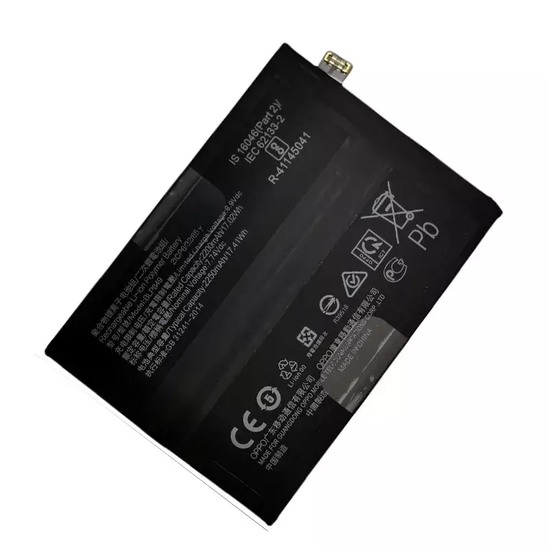 100% asli baterai 4500mAh BLP849 kualitas tinggi baru untuk OPPO Realme GT / Realme GT NEO baterai baterai ponsel