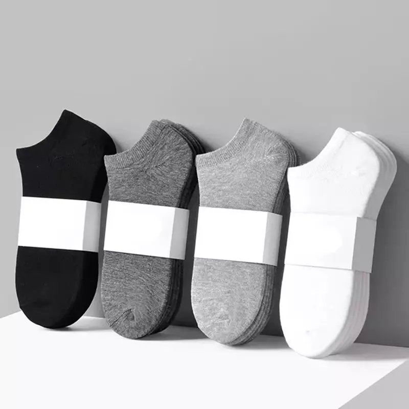 cotton middle socks in spring and summer thin sweat absorption, breathable, deodorant electric heating socks