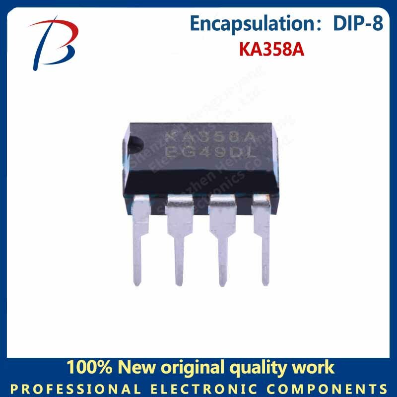 Dip-8 chip para amplificador, conjunto de 10 peças, modelo ka358a