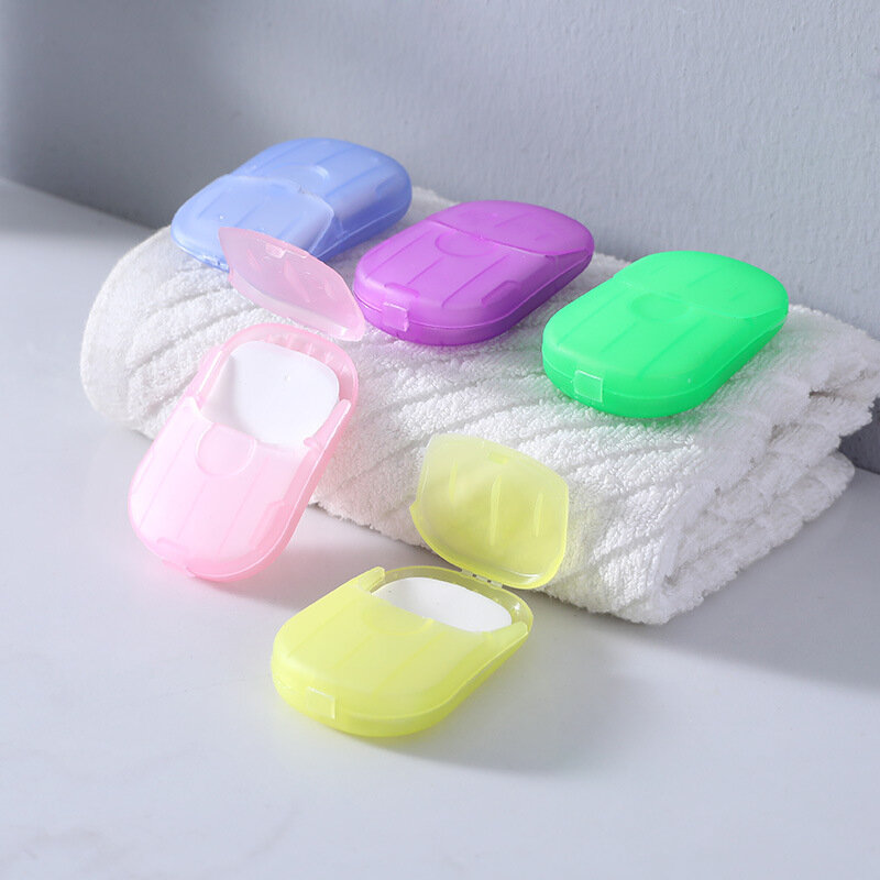 ورق صابون صغير يمكن التخلص منه للسفر ، ورقة شريحة معطرة ، لوازم تنظيف الحمام