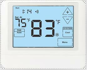 أسبوعي للبرمجة الرقمية تحكم في درجة الحرارة 24 فولت واي فاي ترموستات أنظمة التدفئة الكلمة غرفة باردة الرقمية ترموستات CN ؛ غوا