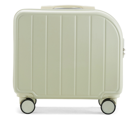 Valise d'embarquement légère pour femme, petit bagage, roue silencieuse multidirectionnelle, étui de voyage pour enfants, 18"