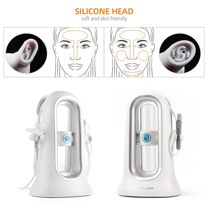 Doppel Kopf Sauerstoff Jet Peeling Reinigen Maschine Micro Blase Mitesser Removal Pore Reinigung Wasser Sauerstoff Therapie Gesichts Ausrüstung