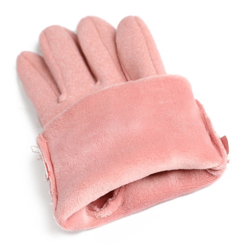 Nowe modne zimowe rękawiczki ciepły ekran dotykowy jazda wiatroszczelna wewnętrzna pluszowa ciepła aksamitne rękawiczki kobiet rękawice ogrodowe