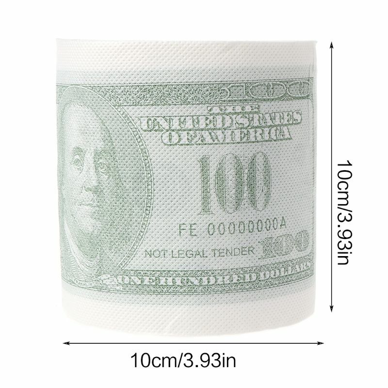Dollar Humor Toilettenpapier Geschenk Dump Lustige Gag Roll