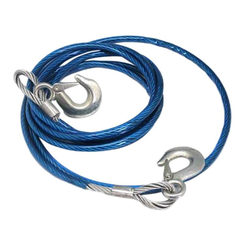 Tow Rope Heavy Duty Tow Strap with Hooks for Vehicle Recovery Towing