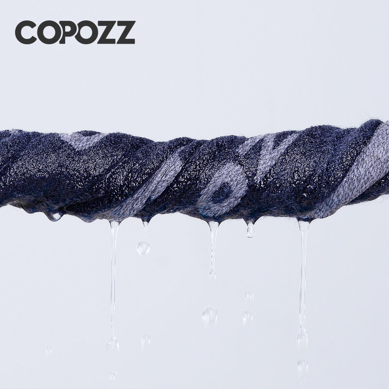 COPOZZ-따뜻한 양모 보온 겨울 스키 사이클링 스노우보드 양말 남녀 공용, 두꺼운 하이 튜브 수분 흡수 양말
