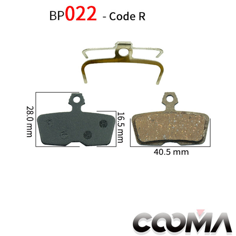 Велосипедные дисковые тормоза Сменные колодки для SRAM AVID Code R 2011 + направляющие черные полимерные золотые металлические фиолетовые керамические с защитой от царапин