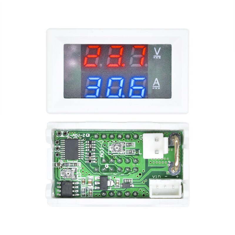 Voltímetro Digital LCD, amperímetro, vatímetro, voltaje, corriente, medidor de potencia, Detector de voltios, Monitor de probador, 48V, 60V, 72V, CC 0-500V, 10A, 1000W