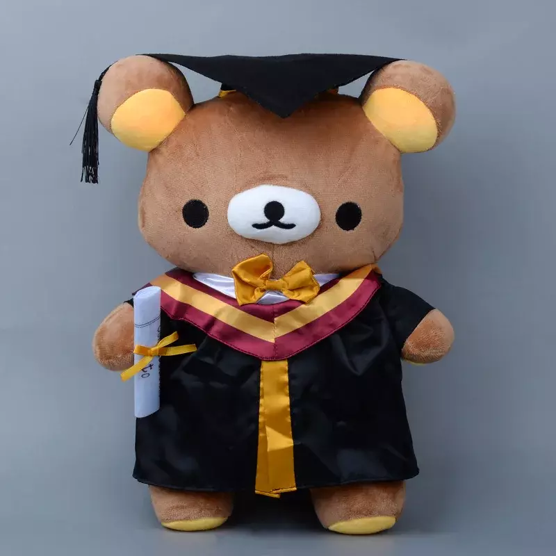 Abschluss saison Sanrio Plüsch puppe Kuromi Melodie Cinna moroll akademische Uniform Abschluss Doktor Hut Plüschtiere Spielzeug Student Geschenk
