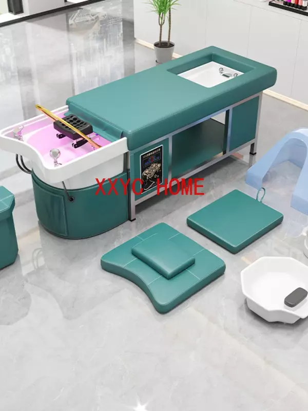럭셔리 편안한 라운지 샴푸 의자, 마사지 라바카베자 장비, 세탁 침대, MQ50SC