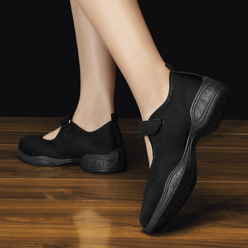 أحذية صيفية غير رسمية للسيدات من سترونجن أحذية خفيفة مبركن أحذية مشي شبكية قابلة للتنفس أحذية مشي نسائية مسطحة