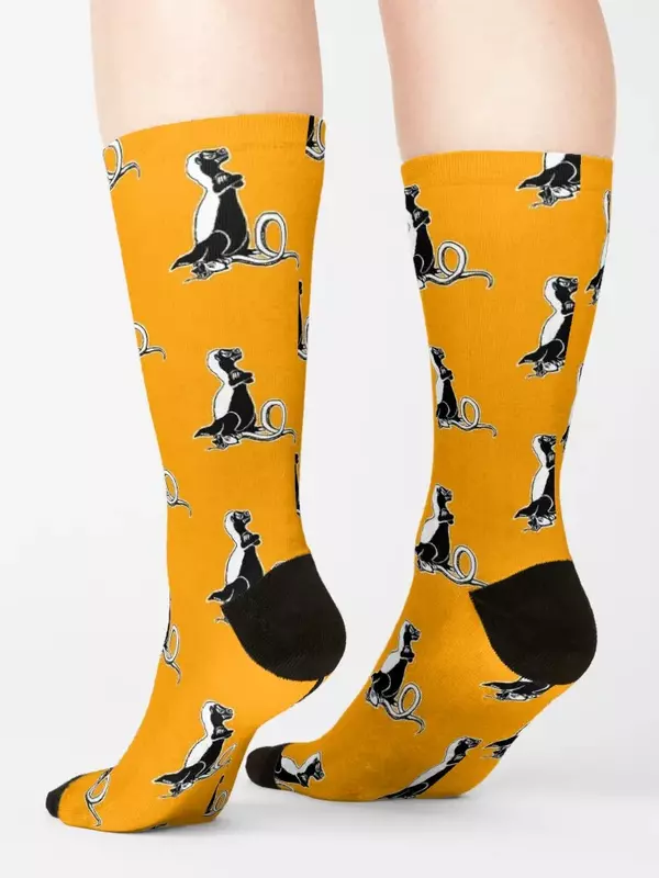 Honey badger calcetines de anime para hombres y mujeres, medias móviles
