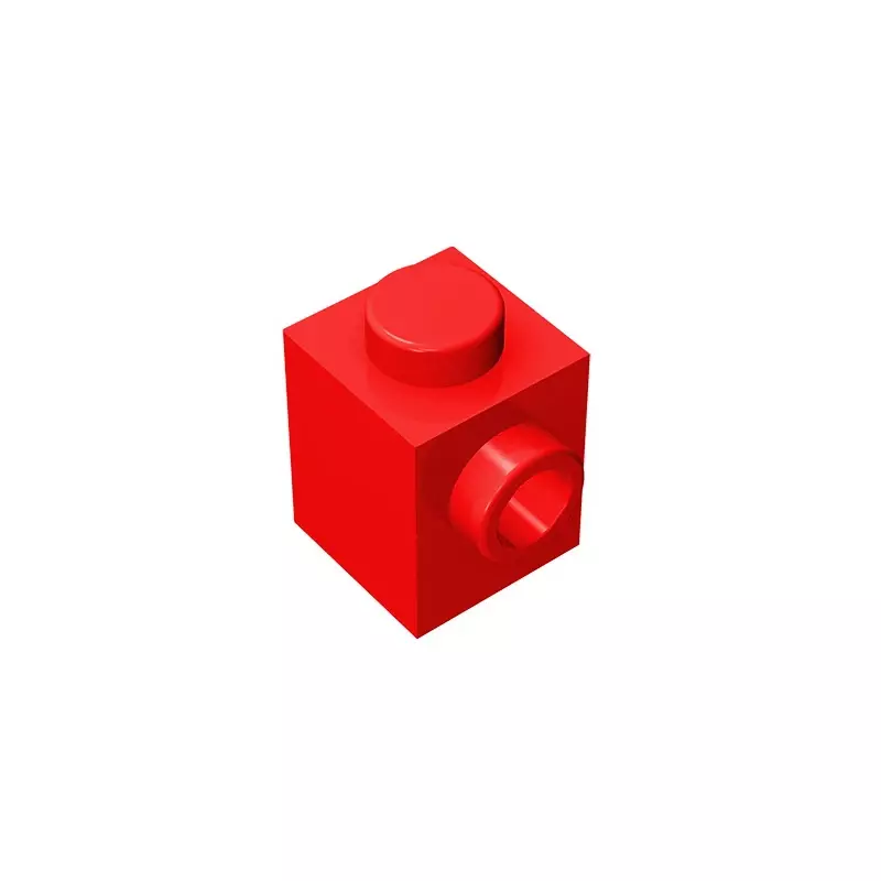 مكعبات بناء تعليمية للأطفال 1 × 1 وات ، متوافقة مع Lego ، DIY تقني ، مقبض واحد ،