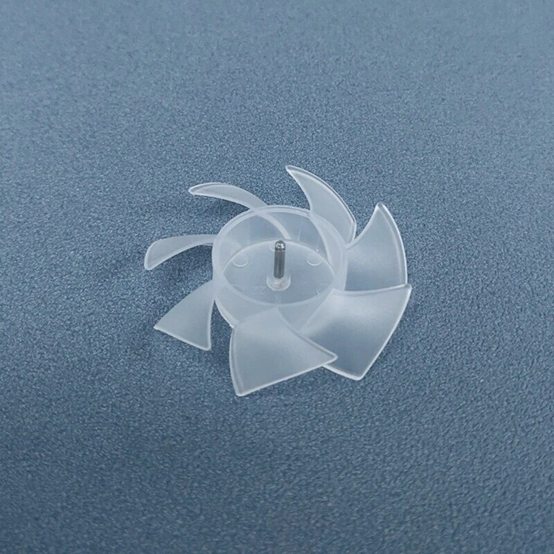 Small Power Mini Plastic Fan 7 Leaves For Hairdryer Motor Handheld Fan