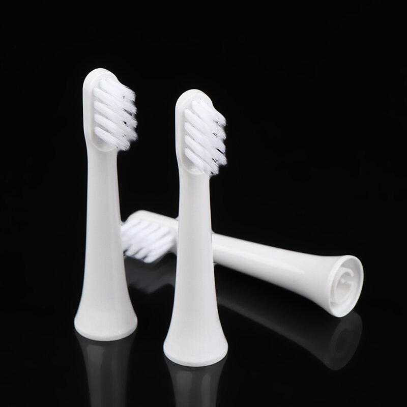 Escova de dentes elétrica sônica para xiaomi t, branqueamento, vacuum macias, cabeças de substituição de nozzles, nozzles limpas, 3 unidades