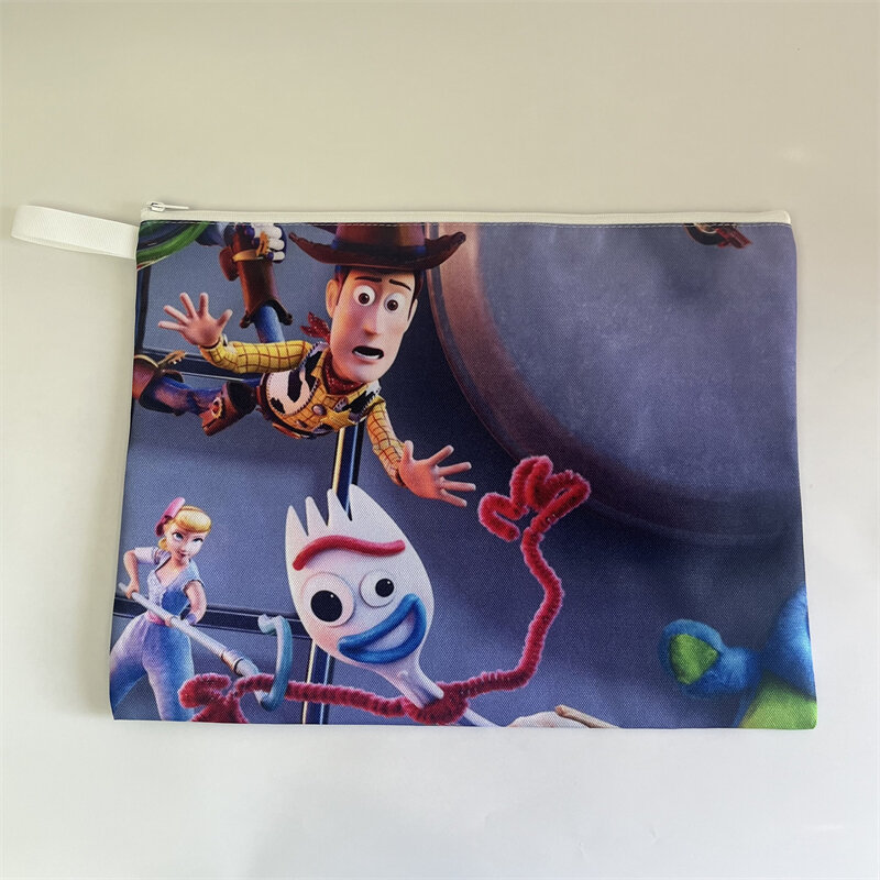 Disney Toy Story Woody M7760 tas jinjing Anime tas Makeup kartun tas pena kasual tas penyimpanan hadiah