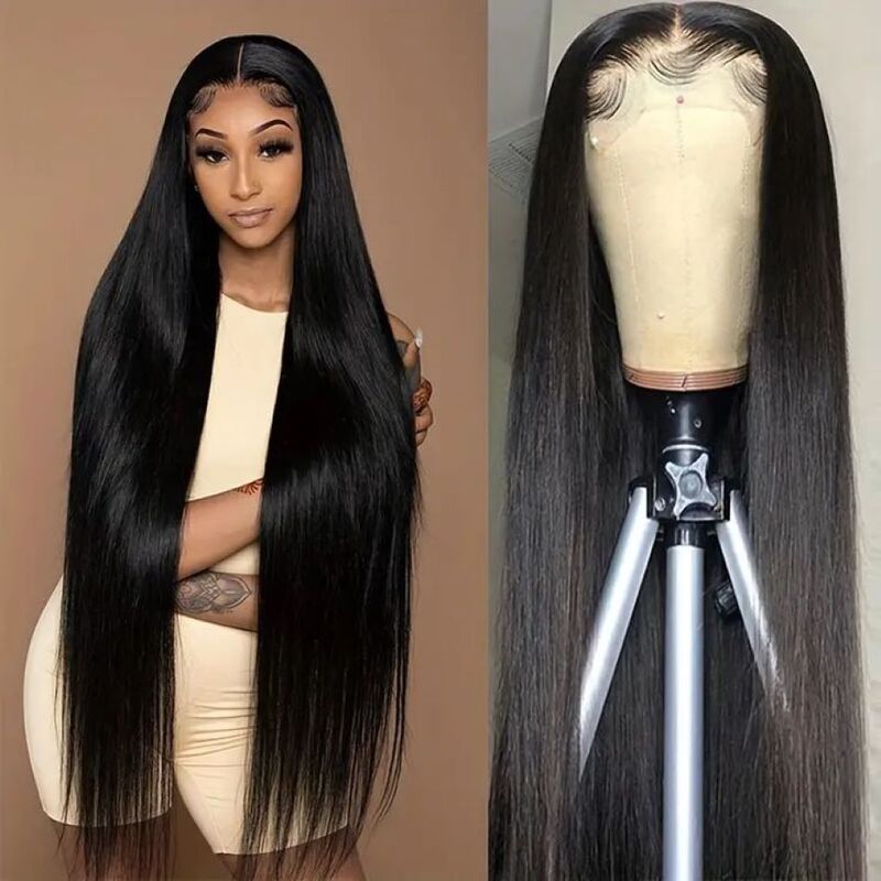 Prosta peruka 13x6 Lace Front Wig Human Hair 13x4 HD Lace Frontal Wigs for Choice 200 Density Glueless Wigs Cheap on Sale Clearance