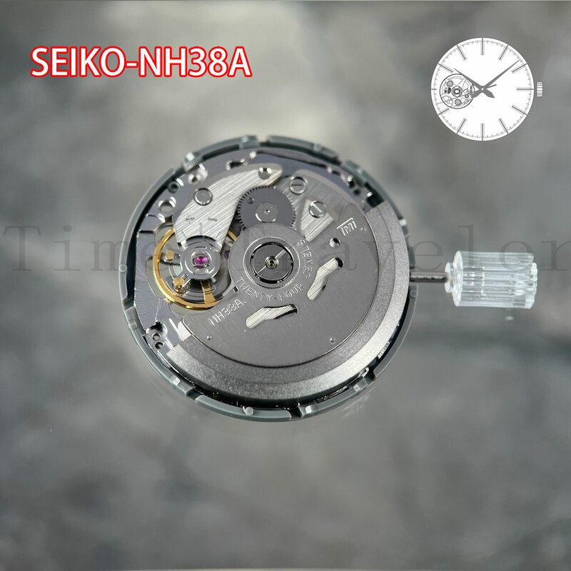 การเคลื่อนไหว NH38 NH38ของแท้ Seiko SII การเคลื่อนไหว NH38A การเคลื่อนไหวนาฬิกาข้อมือผู้ชายการเคลื่อนไหว