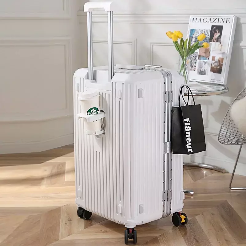 Leichtes und großes übergroßes Gepäck verdickt Reisekoffer Passwort langlebige Kapazität Trolley Case Universal Wheel Boarding Bag