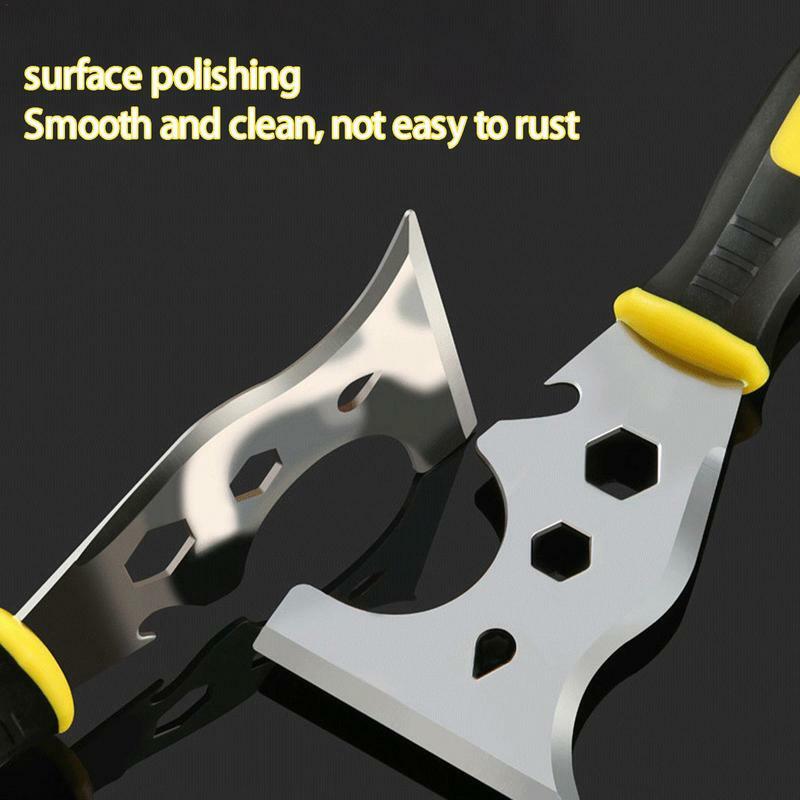 Putty Knives Scraper 7 In 1 Multi-purpose Drywall Putty Knives Construction Tool Wall Decorative Trowel Hand Tool For Painting