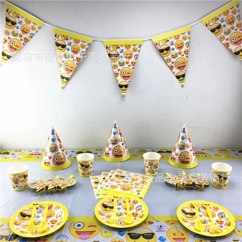 Ekspresja zaopatrzenie firm jednorazowe zastawy stołowe papierowe kubki i talerze balony Baby Shower dla dzieci dekoracja urodzinowa