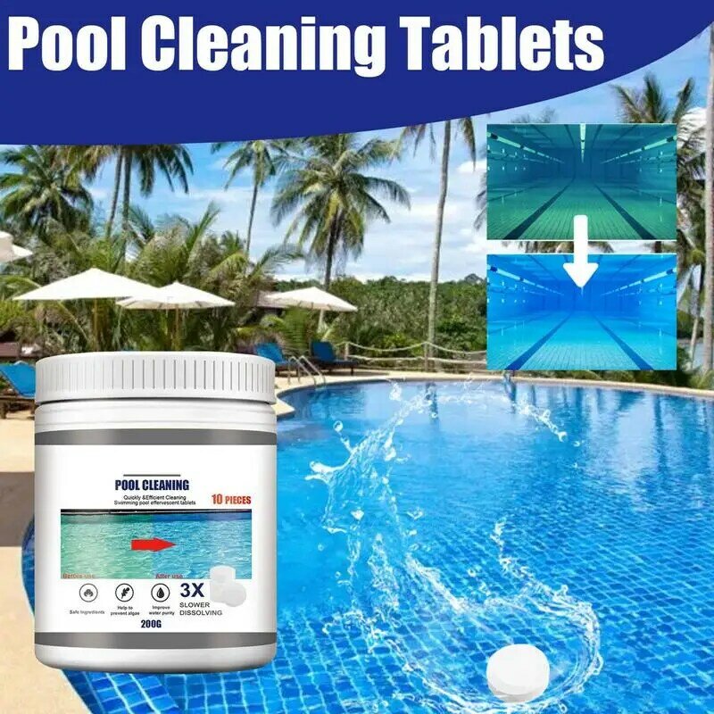 Tabletas efervescentes para piscina, dispensador de pipas flotantes, eliminador de olores para bañera y limpieza de piscinas