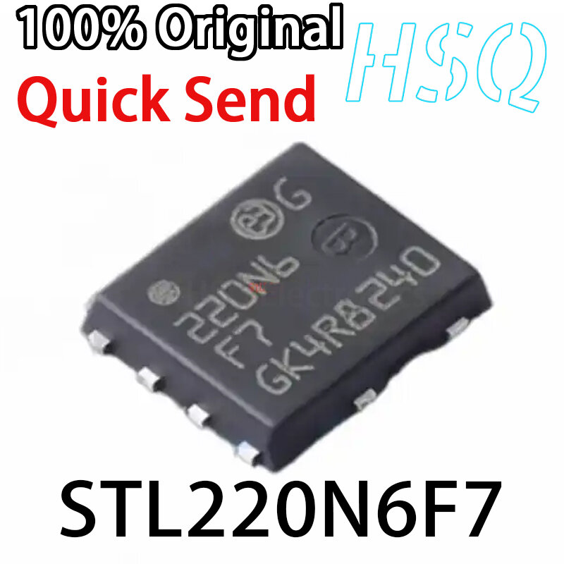 5PCS STL220N6F7 220N6F7 DFN-8 (5x6) Field-effect Transistor Brand New and Original