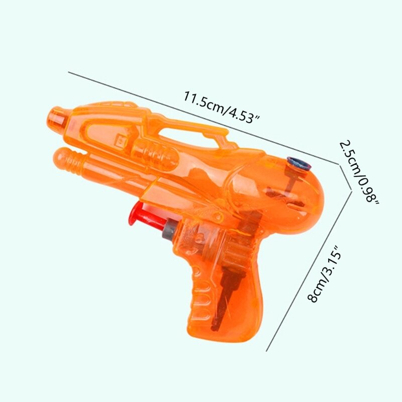 플라스틱 물총 분출 물총 어린이 장난감 플라스틱 총, 야외 해변 수영장용 무작위 색상, 5 개