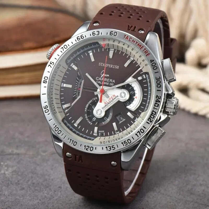 Reloj de pulsera deportivo multifunción para hombre, cronógrafo con fecha automática, marca Original, modelo Popular, gran oferta, AAA