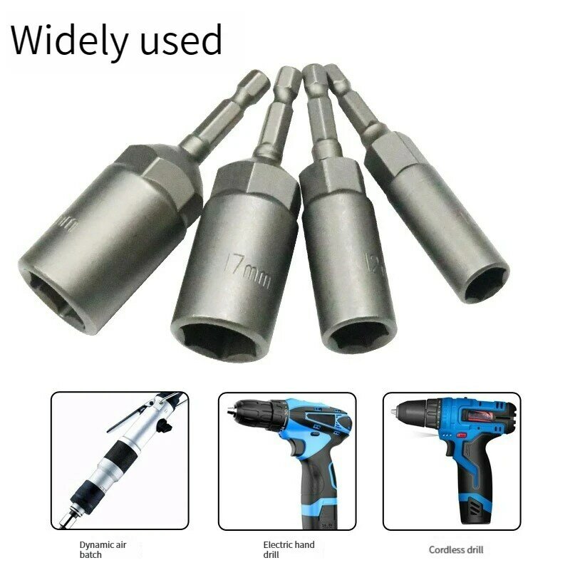 Power Wing Nut Driver Wing Nut Drill Bit Socket Wrench Tool 1/4" Hex Shank for Panel Nuts Screws Eye Electric Screwdriver Tools